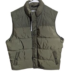 Goodfellow & Co Men's Quilted Puffer Vest Coat Sz XXL Green